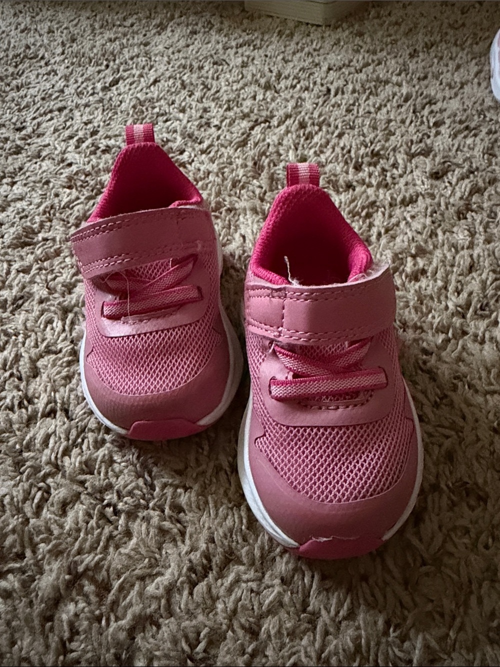 Kids Pink Athletic Sneakers - Comfortable Slip-On Style